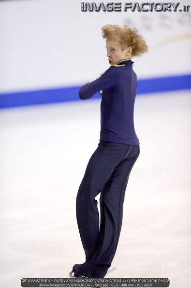 2013-03-02 Milano - World Junior Figure Skating Championships 2872 Alexander Samarin RUS.jpg
